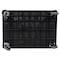 Luxor Heavy Duty Utility Tub Cart - 24.5" x 45.5" - Two Shelves with Outrigger Utility Cart Bins XLC11-B-OUTRIG - alternate 4